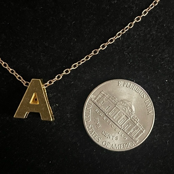 Necklace Charm Initial (“A”) Pendant - Picture 3 of 3